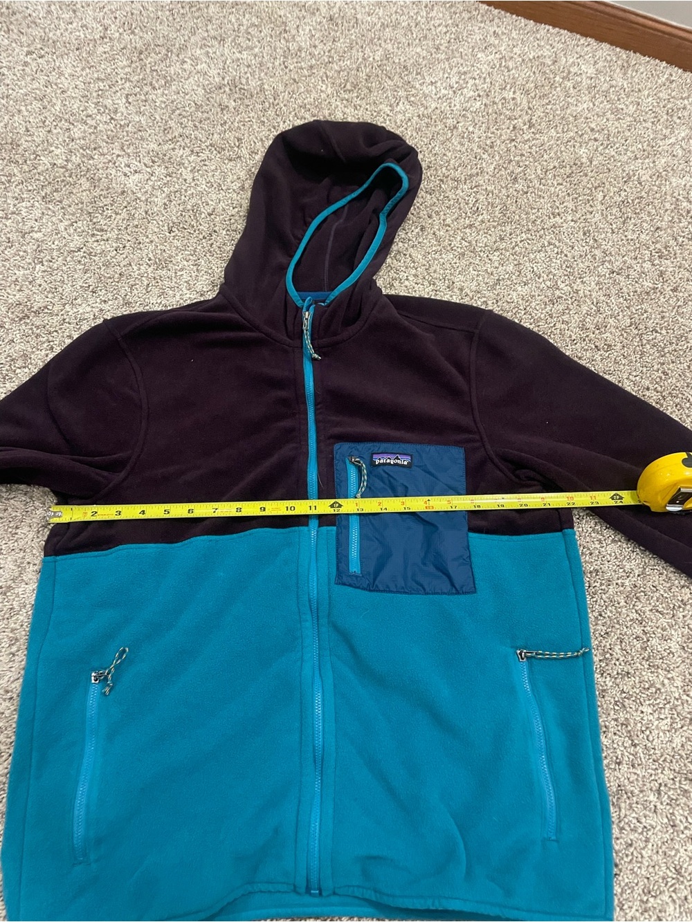 Patagonia microdini hoody size large - Picture 9 of 11